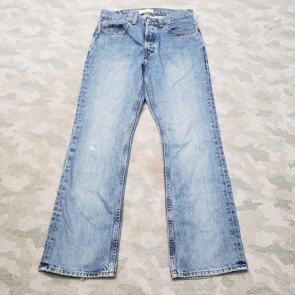 Vintage Gap Bootcut Jeans Womens 6 Blue Y2k Denim Light Wash